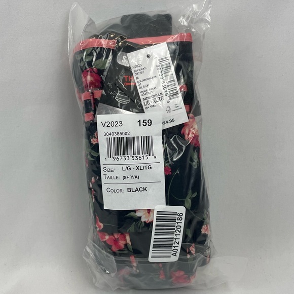 NWT The Children’s Place Girls Print Ski Gloves, L/XL (8+YR), Black - Picture 2 of 7